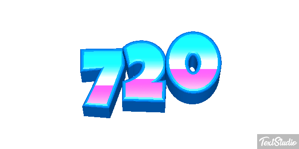 720 Tekst effect