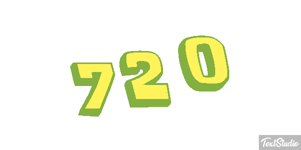 720 Tekst effect