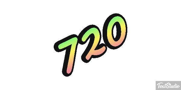 720 Tekst effect