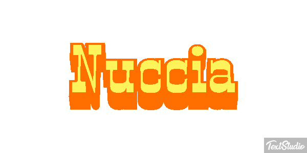 Nuccia Efecto de texto