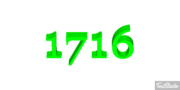 1716 Efecto de texto