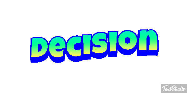 Decision Text effect
