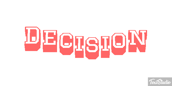 Decision Text effect