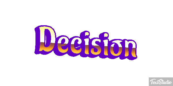 Decision Text effect