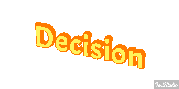 Decision Text effect