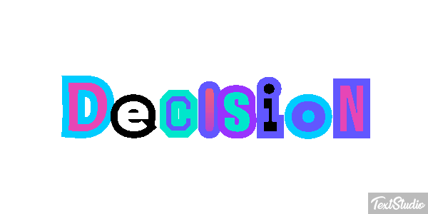 Decision Text effect