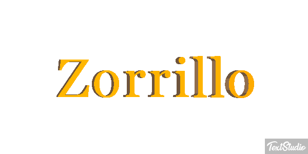 Zorrillo Text effect
