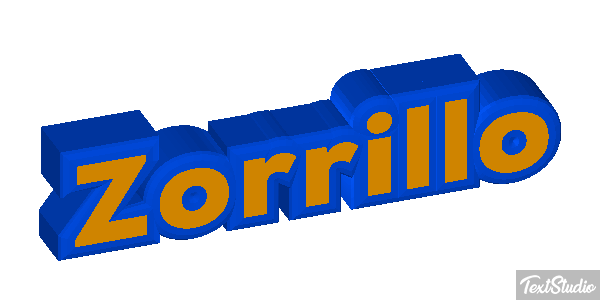 Zorrillo Text effect