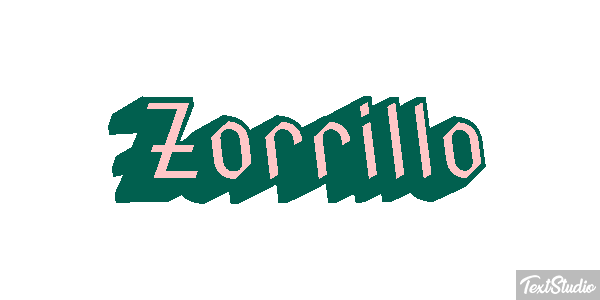 Zorrillo Text effect