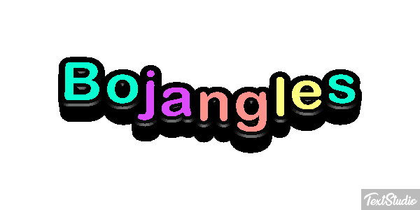 Bojangles Текстовый эффект
