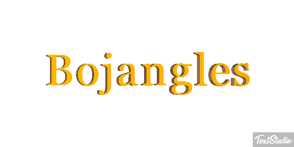 Bojangles Текстовый эффект