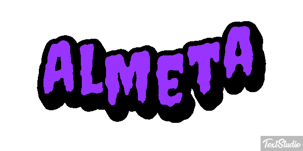 Almeta Text effect