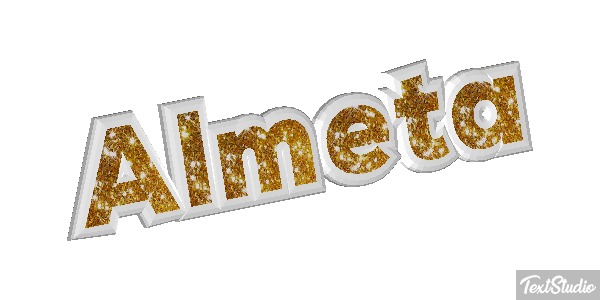 Almeta Text effect