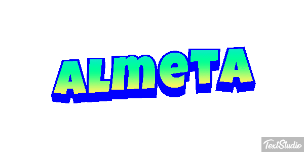 Almeta Text effect