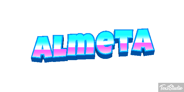 Almeta Text effect