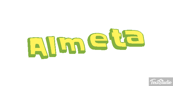 Almeta Text effect