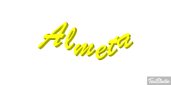 Almeta Text effect