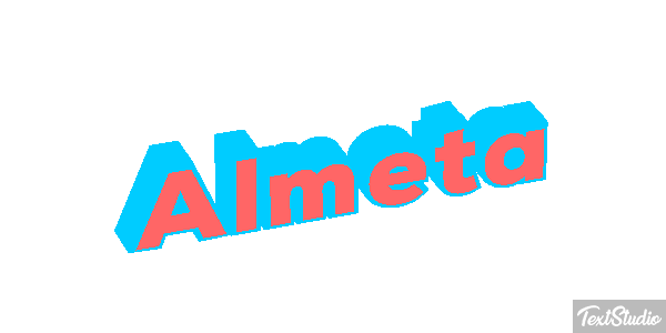 Almeta Text effect
