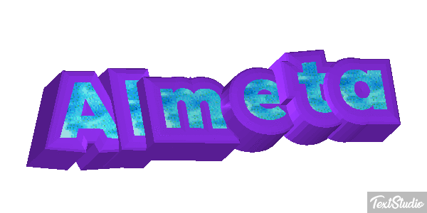 Almeta Text effect