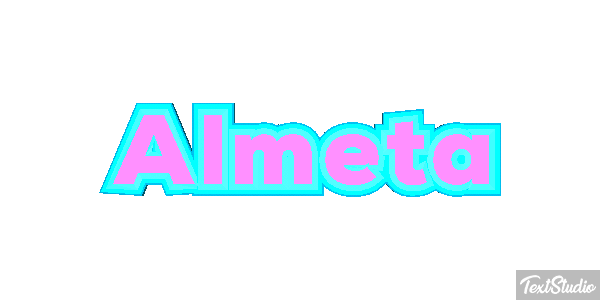 Almeta Text effect