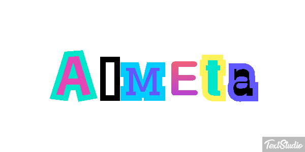 Almeta Text effect