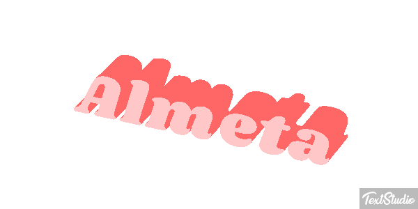 Almeta Text effect