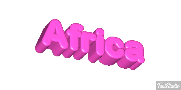 Africa Texteffekt