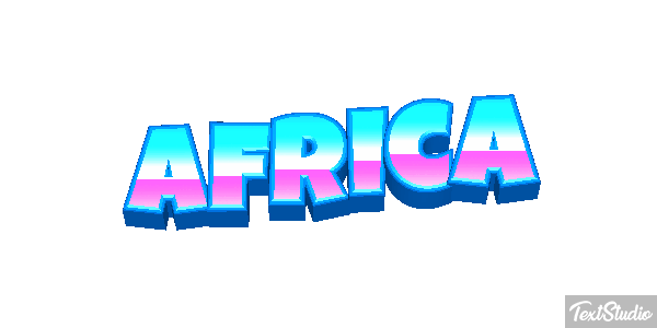 Africa Texteffekt