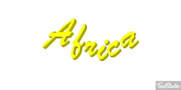 Africa Texteffekt