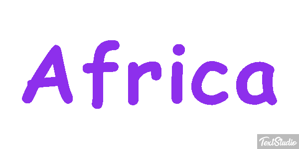 Africa Texteffekt