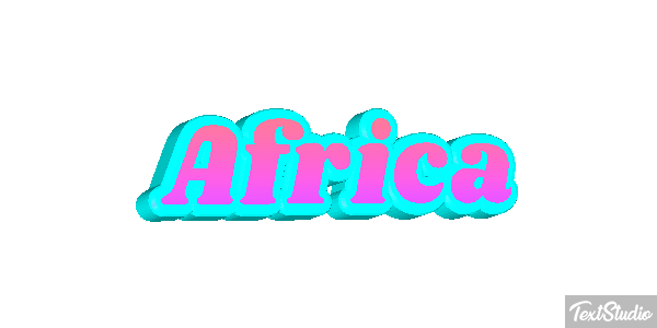 Africa Texteffekt