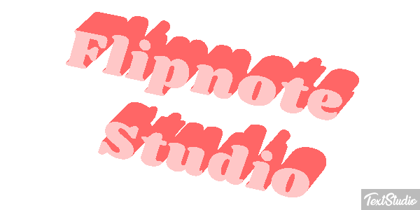 Flipnote Studio テキスト効果