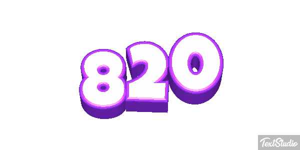 820 Текстовый эффект