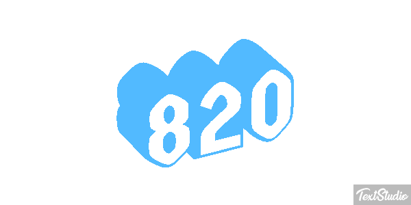 820 Текстовый эффект