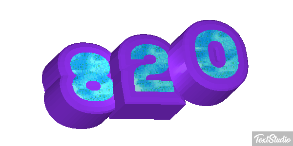 820 Текстовый эффект