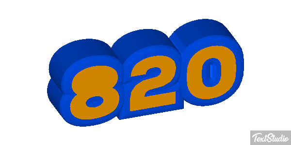 820 Текстовый эффект