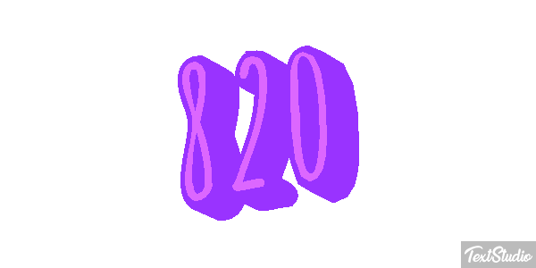820 Текстовый эффект