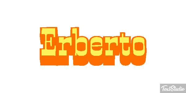 Erberto Effetto testo