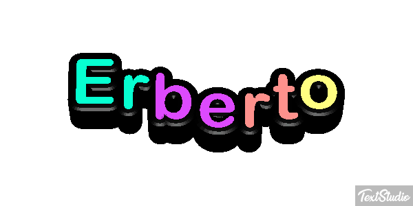 Erberto Effetto testo