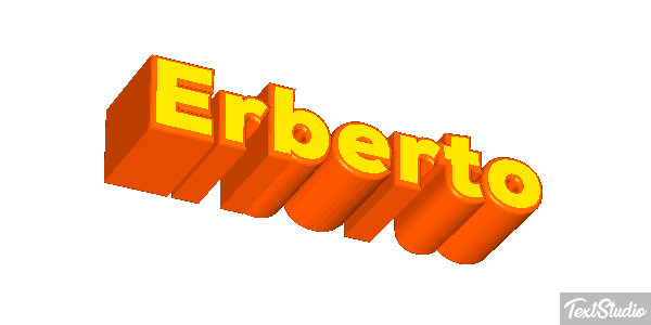 Erberto Effetto testo
