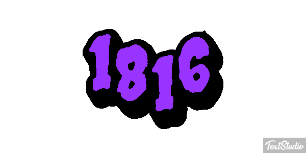 1816 Text effect