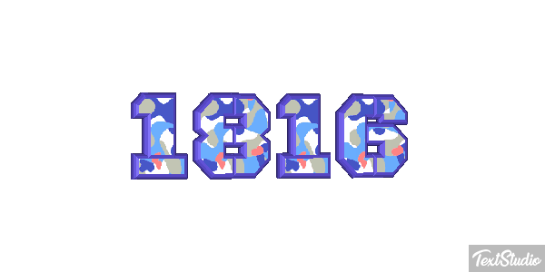 1816 Text effect