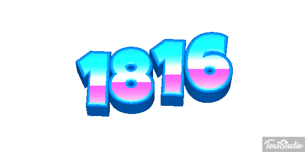 1816 Text effect