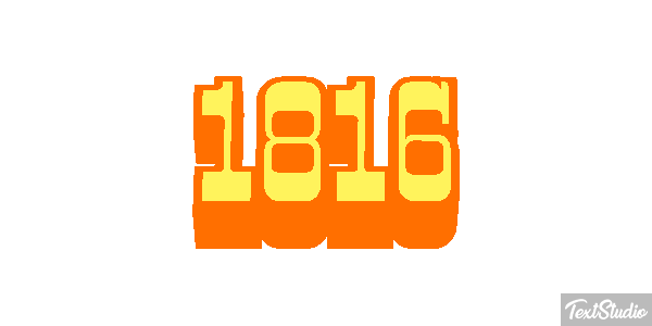 1816 Text effect