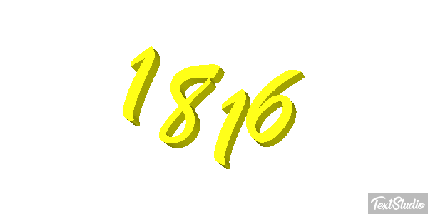 1816 Text effect