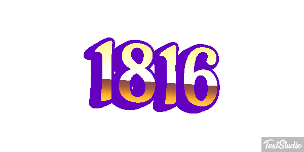 1816 Text effect