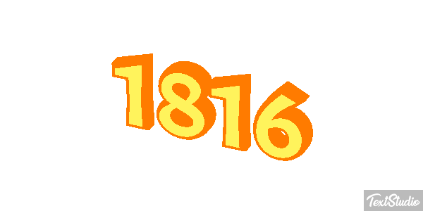 1816 Text effect