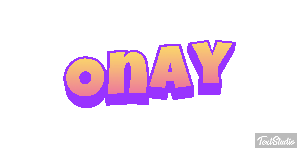 Onay Text effect