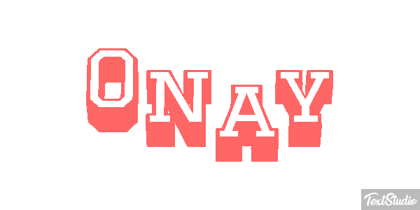 Onay Text effect