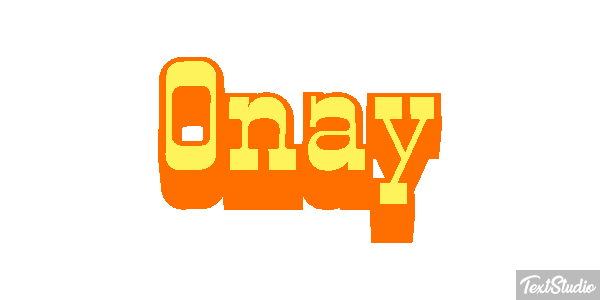 Onay Text effect